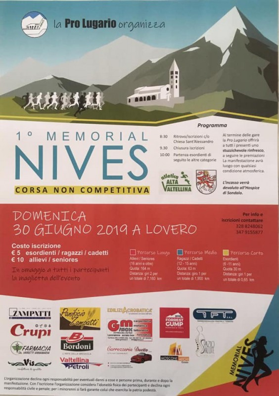 1° Memorial Nives - corsa non competitiva